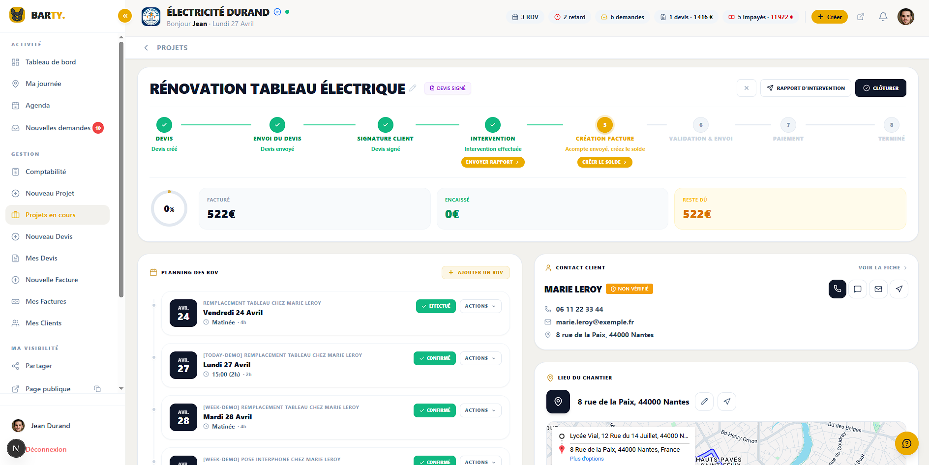 Fiche projet